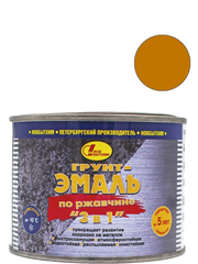 Грунт-эмаль на ржавчину 3 в 1 Новбытхим охра