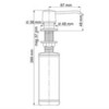 WasserKRAFT K-1599 Встраиваемый дозатор для мыла