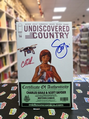 Undiscovered Country #16 (Giuseppe Camuncoli Cover Signed By Scott Snyder & Charles Soule)