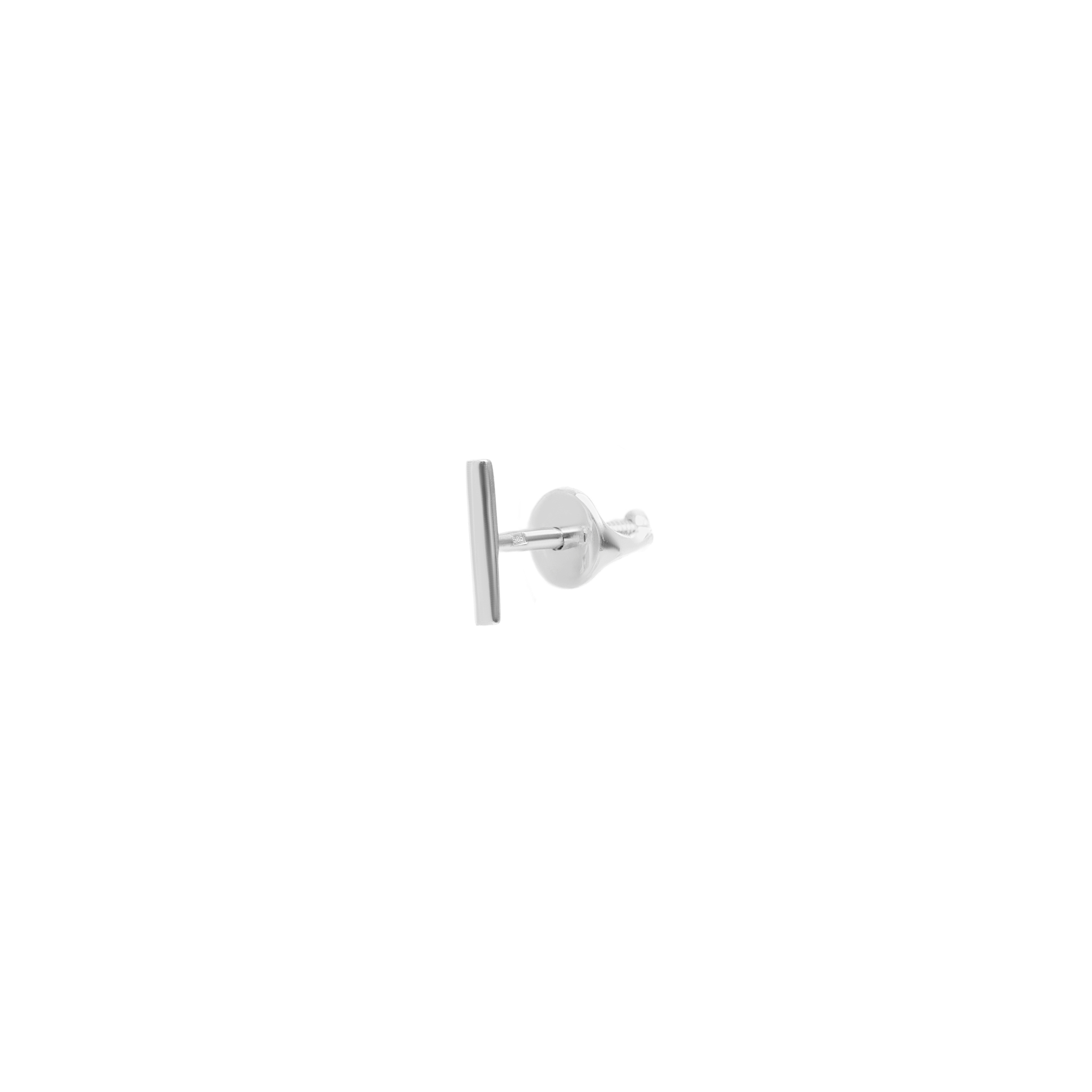 VIVA LA VIKA Пусет Plain Bar Stud Earring viva la vika пусет diamond bar stud earring