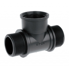 Тройник G2 НР-ВР-НР пластик Италия ЭкоПром 0,001 л.(0,144кг;) - арт.557214