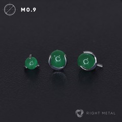 Ball 3-Prongs 3мм/4мм/5мм Green Jade