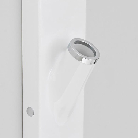 ArtCeram ACA029 bi/cr Акция ArtCeram SOTTO UP Держатель для зубныз щеток  подвесной , цвет белый , хром (акция на товар из наличия)