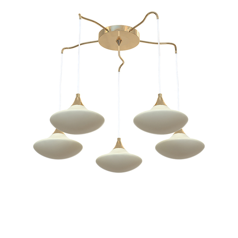 Светильник 8001/5S Gold/Cream