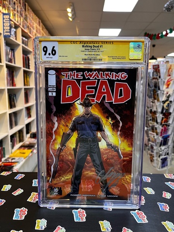 Walking Dead #1 CGC 9.6 (Wizad World 2013 Cover) (С автографом Чендлера Риггса)