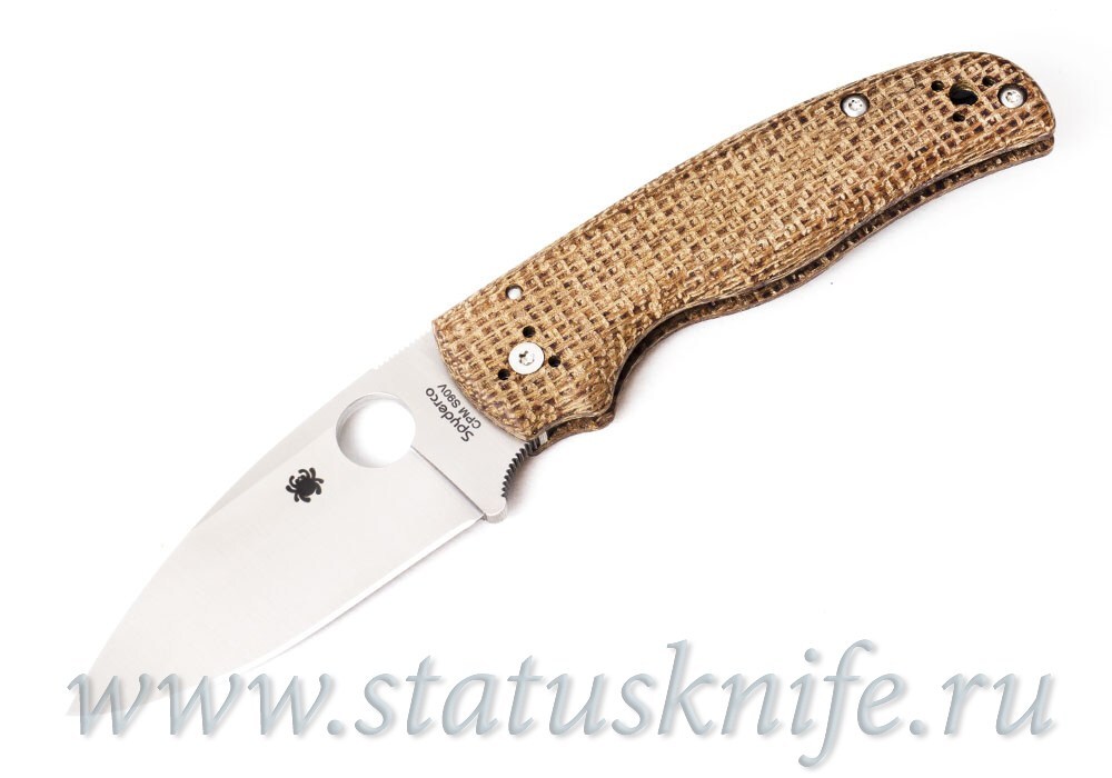 Нож Spyderco SHAMAN C229BMBNP Brown Micarta S90V