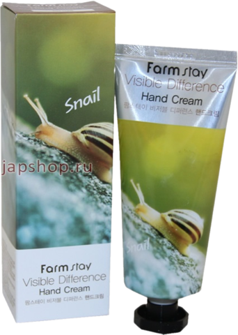 Farmstay Hand Крем для рук Farm stay visible differerce hand cream snail