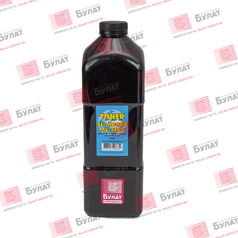 Тонер БУЛАТ SL-M2020, ML-2165 для Samsung SL-M2020, ML-2165 (Чёрный, банка 700 г), для OEM и совместимых картриджей