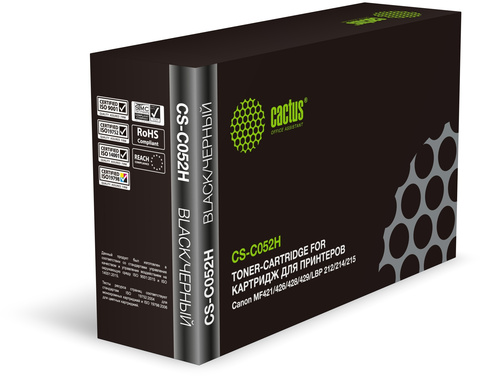 Картридж лазерный Cactus CS-C052H 052H черный (9200стр.) для Canon MF421, 426, 428, 429, LBP 212, 214, 215