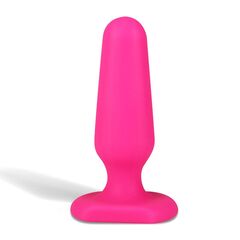 Розовый анальный плаг из силикона Seamless Silicone Butt Plug - 7,5 см. - 