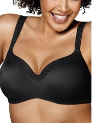 Бюстгальтер балконет с формованной чашкой PLAYTEX 4823_Черный