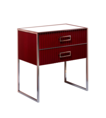 Boheme Monaco 866-080-RCR Тумба, цвет: бордо глянец, хром фото