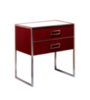 Boheme Monaco 866-080-RCR Тумба, цвет: бордо глянец, хром