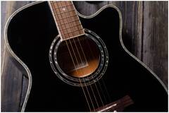 FLIGHT F-230C BK Гитара акустическая шестиструнная