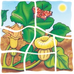 Развивающий Пазл "Тыква" ((Цвет: нет, Разм.:145 x 145 x 18 mm))