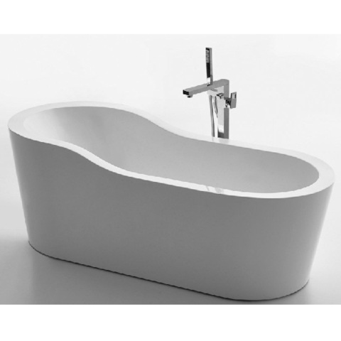 BelBagno BB65-1750 Отдельностоящая, овальная акриловая ванна 1750x800x680