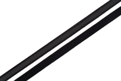 Ворсовая тесьма для корсетных пластин черная Arta-F, 50 метров