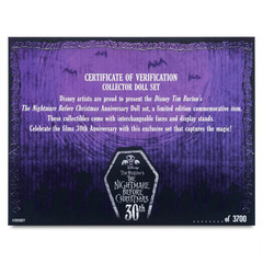 Дисней Джек и Салли Кошмар Перед Рождеством Лимитированный Выпуск к Юбилею 30 Лет