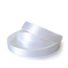 Лента атласная 12 мм белая