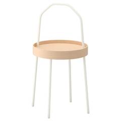 Приставной столик IKEA BURVIK (БУРВИК), Белый, 38 см