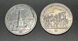 K15974 1987 СССР 1 рубль Бородино Обелиск и Барельеф, пара