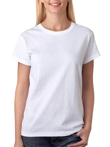 GF1001 футболка женская, белая