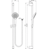 Душевой гарнитур 90,3 см 3 режима Ideal Standard IdealRain EvoJET B1764AA