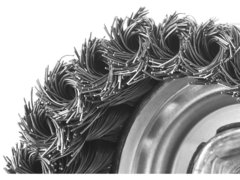 ЗУБР 80 мм, стальная проволока 0.8 мм, чашечная щетка-крацовка для УШМ, Профессионал (35277-080)