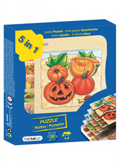 Развивающий Пазл "Тыква" ((Цвет: нет, Разм.:145 x 145 x 18 mm))
