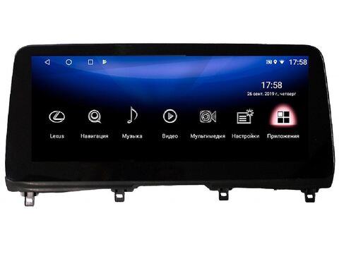 Мультимедийный монитор Lexus RX (2009-2014) Android 10 8/64GB QLED 4G модель MRW-3908