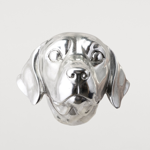 ДЕКОР МЕТАЛЛИЧЕСКАЯ ГОЛОВА ЛАБРАДОРА