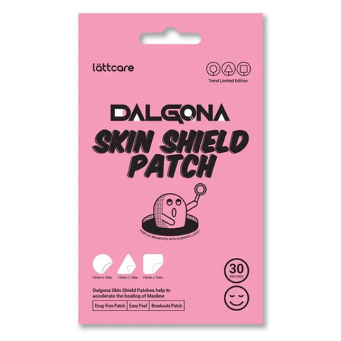 Патчи от прыщей Lattcare Dalgona Skin Shield Patch, 30 шт