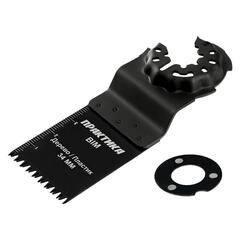 Насадка для МФИ ПРАКТИКА режущая пазовая прямая, BiM, по тверд. дереву, ДСП, 34 мм, крупны (240-195)