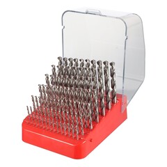 Набор сверл по металлу 1-10мм 91шт DIN338 HSS-G 118° (пл. кейс) H-Tools PRO 214223PRO