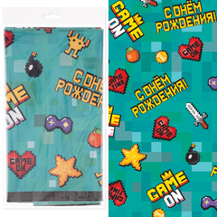 Скатерть одноразовая, Game Time, Пиксели