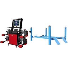 Подъемник Комплект TS5.5D-4L 4-хст. г/п 5,5 т, 380 V с траверсой +КДС-5К (8x4) Стед для сход-развала