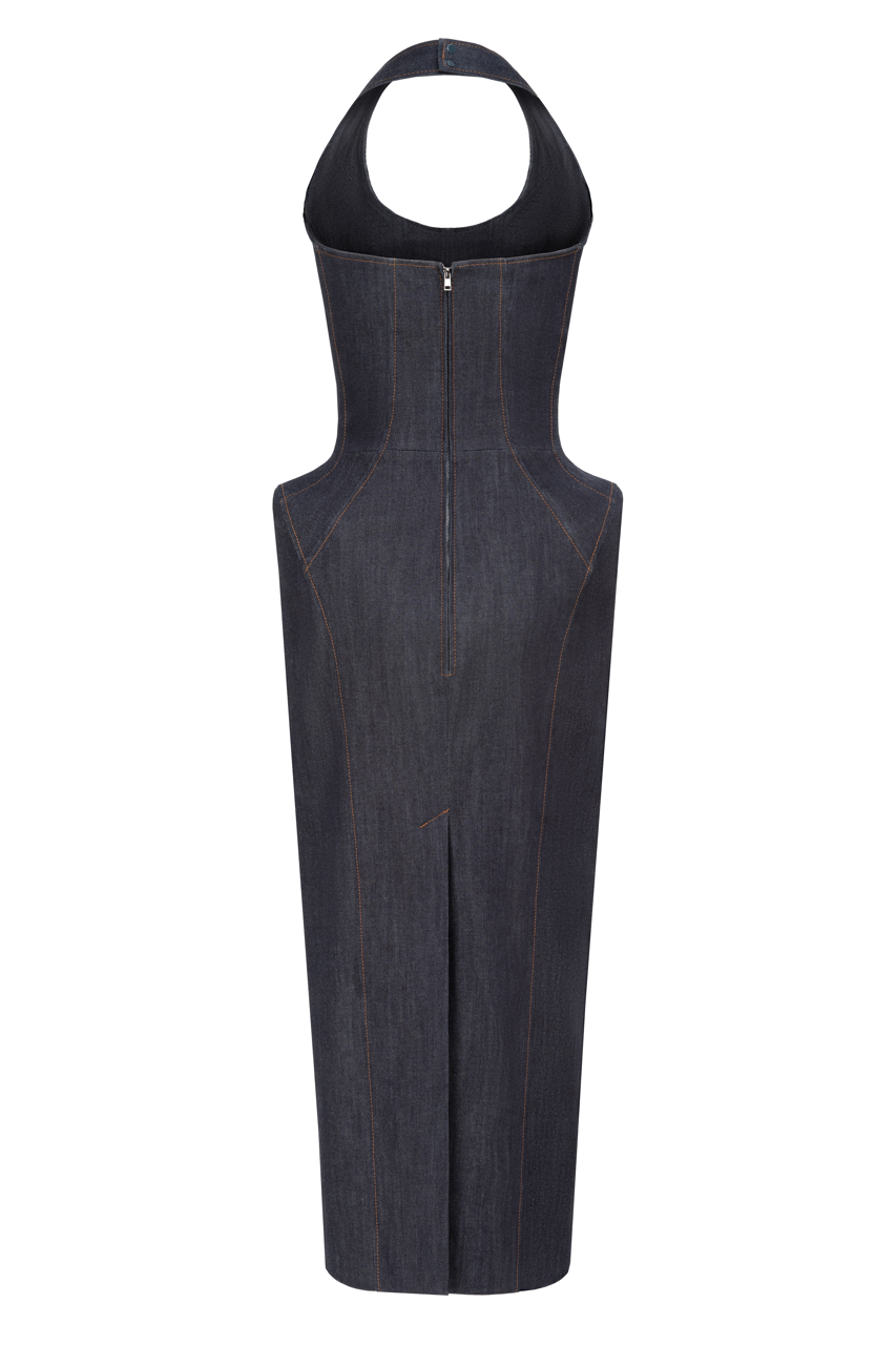 Джинсовое платье