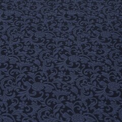 Костюмная ткань жаккард 210 гр/м2, 47% хлопок, 50% п/э, 3% эл, 150 см, т.синий