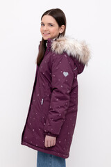 пальто  для девочки  ВК 38105/н/3 ГР