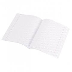 Тетрадь 48л., А5, клетка, Alingar, скрепка, бумвинил, блок офсет, зеленый