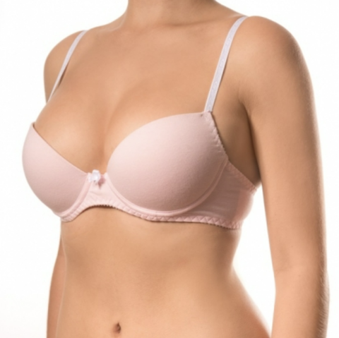 Lisse Бюстгальтер FP-009 розовый  70A (формованная чашка Push-up)