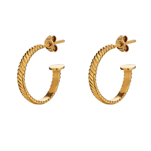 Серьги FALX RINGS позолота