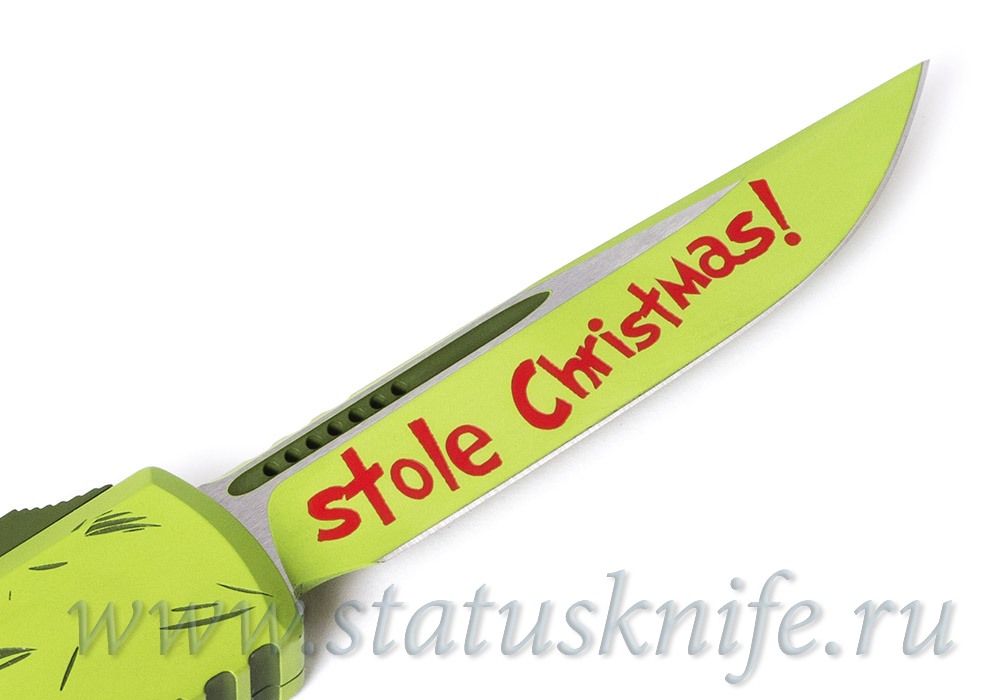 Нож Microtech Ultratech 11214-1GNS Gen IV Grinch Christmas