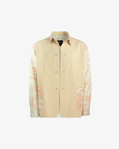 Рубашка Wema R6 EXP1 бежевая