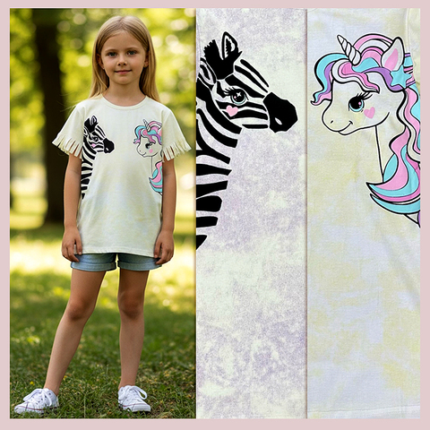 Футболка-туника хлопок д (4-8) 260311-TR2180