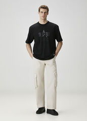 Футболка Alpha Industries Relaxed Coordinates Tee Black (Черный)