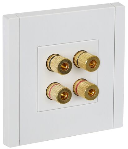 FORTE&PIANO Аудиорозетка 4-мест. FP239 бел. IEK