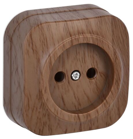 GLORY Роз. без з/к/ш о/у 10А РС20-2-ХД дуб IEK