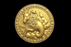 Силиконовый молд Знак зодиака Овен 3 см