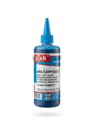 Чернила  CEPFI20C MyInk для CANON (PFI-120 C) TM-200, TM-205, TM-300, TM-305, TM-250, TM-255, TM-350, TM-355 (250мл, cyan, Pigment)